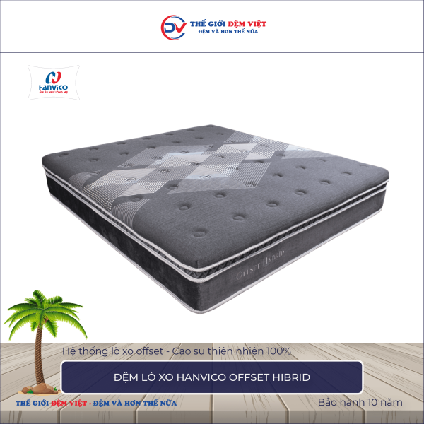 Đệm lò xo Hanvico OFFSET HIBRID 1